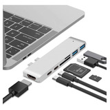 Adaptador Hub Usb C 7 Em 1 Macbook Pro Air M1 4k