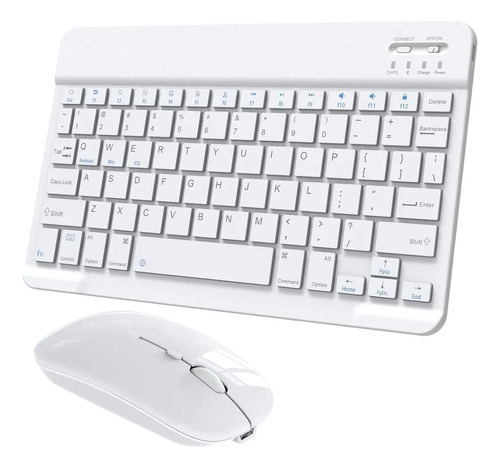 Teclado Bluetooth Recarregável E Mouse Para Macbook Pro