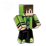 Boneco Minecraft Youtuber Streamers Jogo Cadres Gamer 35cm 