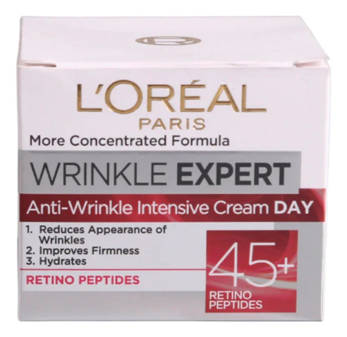 Crema L'oreal Edad 45+, Antiarrugas,mejora Firmeza,hidrata