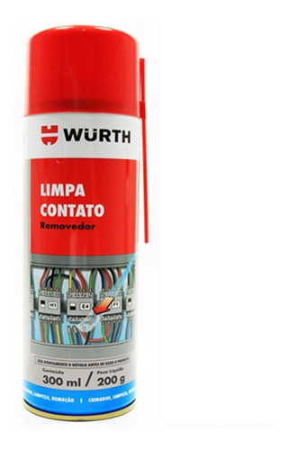 Limpa Contato Wurth 300ml Kit Com 3  Latas