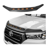 Vista Con Luz Led Cofre Toyota Hilux Revo Hood Abs 