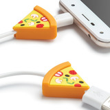 Pizza Comecables, Protector De Cables Y Cargadores 2 Pzas