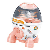 Rocket Piggy Bank Lindo Aprendizaje Temprano, Regalos Rosa