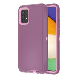 Funda Szfirstey, P/ Samsung Galaxy Serie A52, Morado Y Rosa