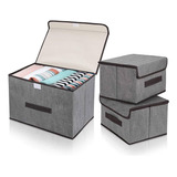 Cajas Organizadoras Tela Plegable X3 Unidades