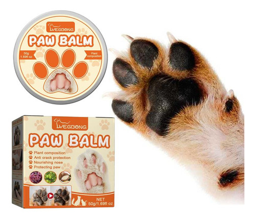 Crema Hidratante Para Patas Para Perros Y Gatos, 2 Unidades