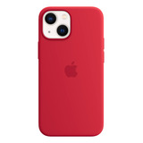 Funda Apple Para iPhone 13 Mini, Magsafe, Silicona Rojo