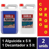 Combo De  Limpieza Pileta Uniko Alguicida Mas Clarificante