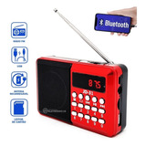 Rádio Fm Portátil Digital Bluetooth Porta Usb Jd31vm