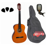 Kit Violao Acustico Nylon Giannini N14 Start + Capa Afinador