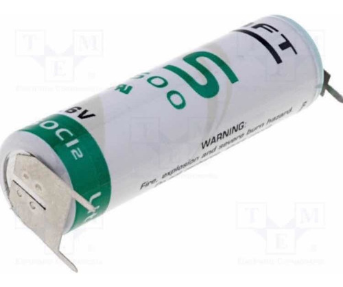 Kit 6 Baterias Saft Ls14500 3,6 V Com 3 Terminais