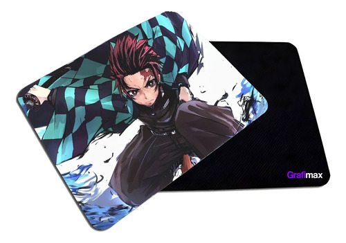 Mousepad Liso 20x17 Cm Tanjiro Kamado Kimetsu No Yaiba Anime