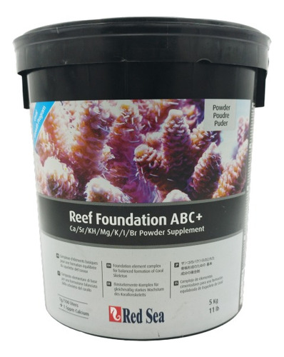 Red Sea Reef Foundation Abc+ (ca/sr/kh/mg/k/i/br) 5kg