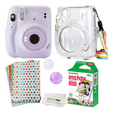 Fujifilm Instax Mini 11 Cámara Con Estuche Transparente, P.