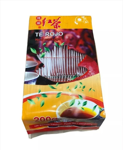 Té Rojo 200g 100 Bolsitas 