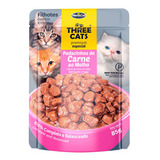 Three Cats - Alimento Humedo Sachet Carne Gatitos 85gr X5