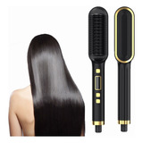 Escova Alisadora De Cabelo Anion Basiqe Sleek Gold