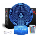 Vectores Lampara Luces 3d Led Acrilico Nocturna Niños Fútbol