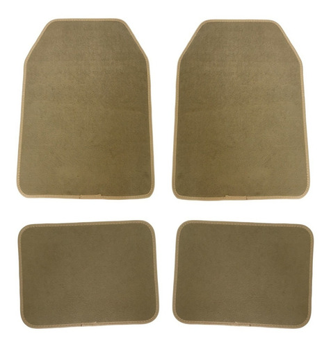 Kit 4 Tapetes De Alfombra Beige Vw Beetle 2014