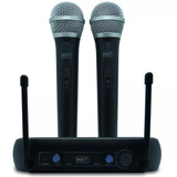 Microfone Mxt Duplo Profissional S/ Fio Uhf-202 Original  