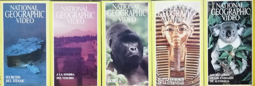 Peliculas Vhs National Geographic Colección Original 23 Vhs 