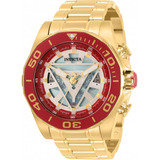 Invicta 33313 Marvel Ironman 48mm Original Edicao Limitada 