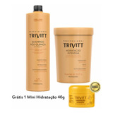 Shampoo 1 Litro Trivitt + Hidratação 1 Kg Trivitt