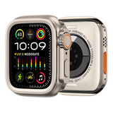 Funda De Metal 3 En 1 P/apple Watch Series 6/5/4 Se/se2 44mm