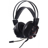 Fone Gamer De Ouvido Mox Hp50 Black C/led Headset Headfone