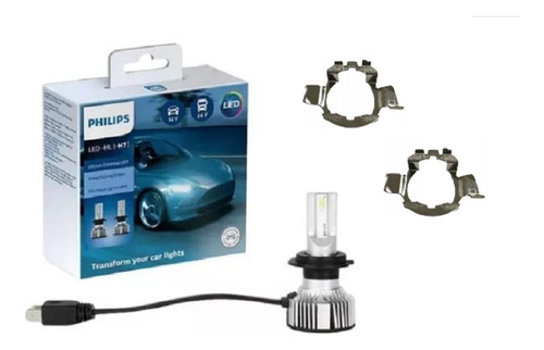 Focos Led Philips Ultinon Con Adaptadores Linea Vw Juego