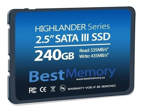 Ssd Solid Drive Sata Iii 240gb 2.5  535mb/s Best Memory