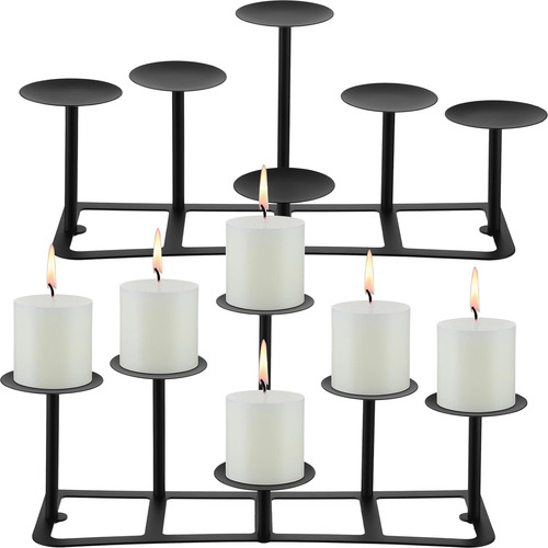 Dandat Paquete De 2 Candelabros De Navidad Para Chimenea, Si