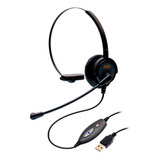 Fone Operador Zox Dh-60 (headset Usb Padrão)