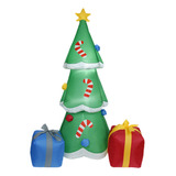 Árbol Navidad Inflable 6ft Con Cajas Regalo Led Para Decorac