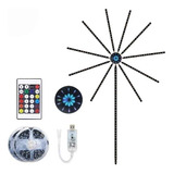 Luces Smart Led Forma Fuegos Artificiales Usb Bluetooth