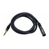 Cable Xlr Macho A 1/4  Trs Macho - Dorado, Alta Fidelidad,