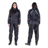 Conjunto Capa De Chuva Prc Confort Feminina Preto 