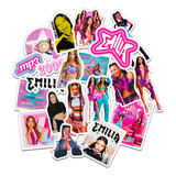 Stickers Calcos Vinilo Emilia Mp3 X20 Apto Agua Termo Auto