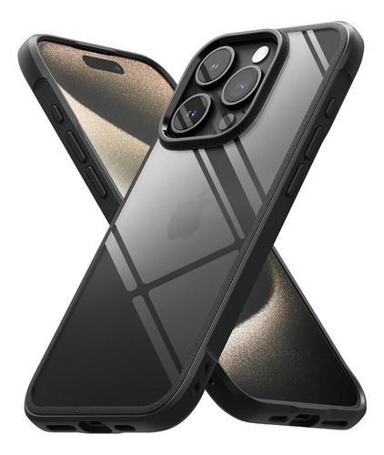 Funda Ringke Fusion Bold Para iPhone 15 Pro Max + Vidrio