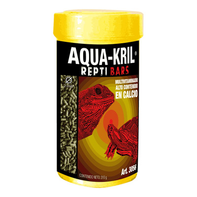 3056 Alimento Para Reptiles Bars Aquakril 310 Gramos | Envío gratis