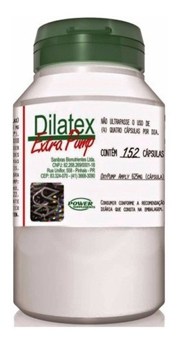 Dilatex Extra Pump 152cápsulas De 625mg - Power Supplements