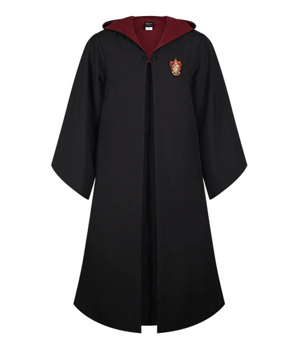 Capa Hogwarts Harry Potter- Wizarding World (original Warner Bros)- Adulto Estandar (gryffindor-slytherin )