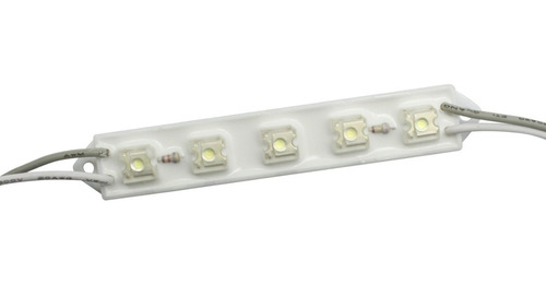 Modulo De 5 Leds Superflux Blanco Exterior Lms-s3mm-w5-7814p