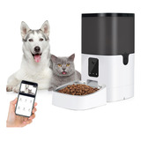 Alimentador Automático Para Gatos Com Capacidade 4l E Câmera