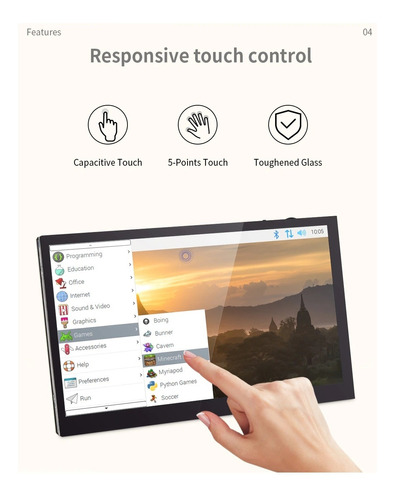 Display Lcd Tft50pi 5  Btt V2.0 Touch Tela Raspberry 800x480