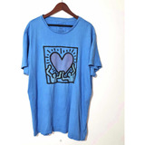 Playera Keith Haring Collab American Eagle Desgastada Xxl