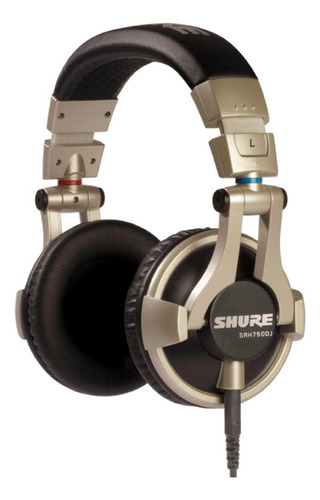 Fone De Ouvido Shure Srh750 Dj Profissional Portatil 30 Khz