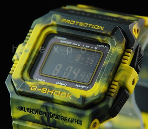 G-shock Ii 2 G-5500jc-9 Solar Amarelo Ed Limitada 2007 Raro 