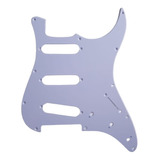 Escudo Para Guitarra Stratocaster Dolphin Sss Branco Sparkle